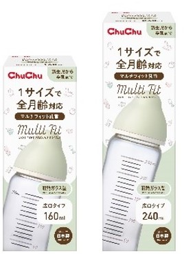 ChuChuマルチフィット 広口タイプ哺乳びん